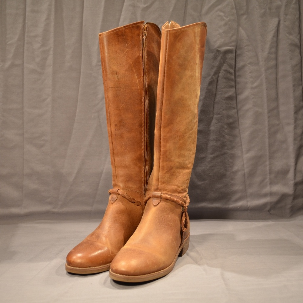 MATISSE Riding Leather Boots Wmns 5.5 BRAZIL